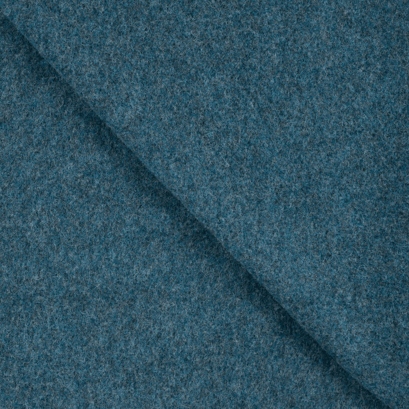Petrol Melert - Merinoull Fleece