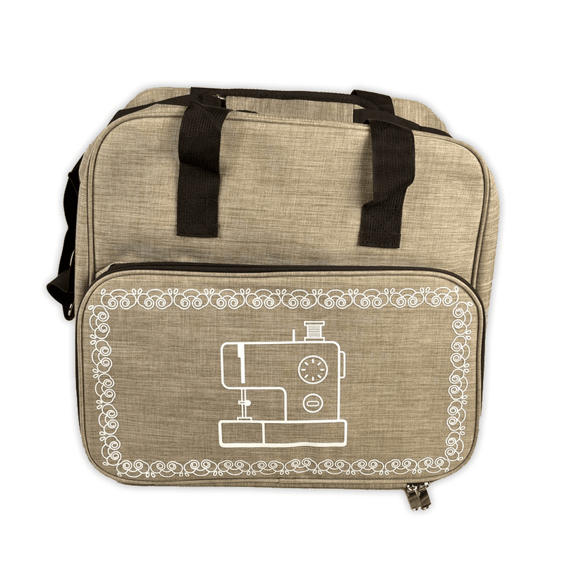 Overlockveske Beige