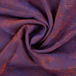 Hovedbilde Camille Changeant Purple - Viskose/Silke Jacquard