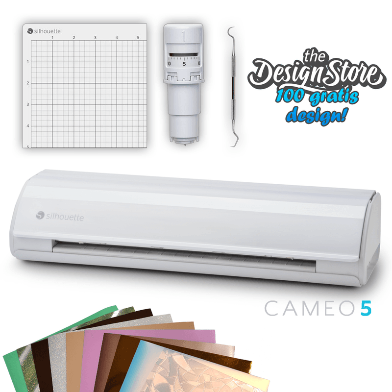 Silhouette Cameo 5 Hvit m/Vinylpakke