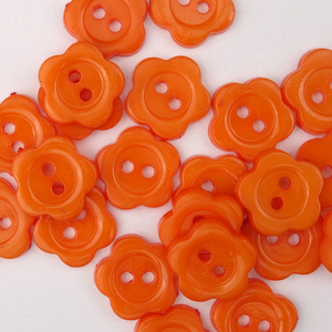 Bilde av Marabella Orange - 13 mm Plast Knapp