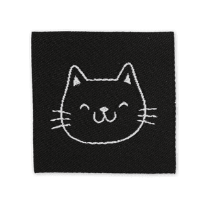 Hovedbilde Katt - Merkelapp 30x30 mm