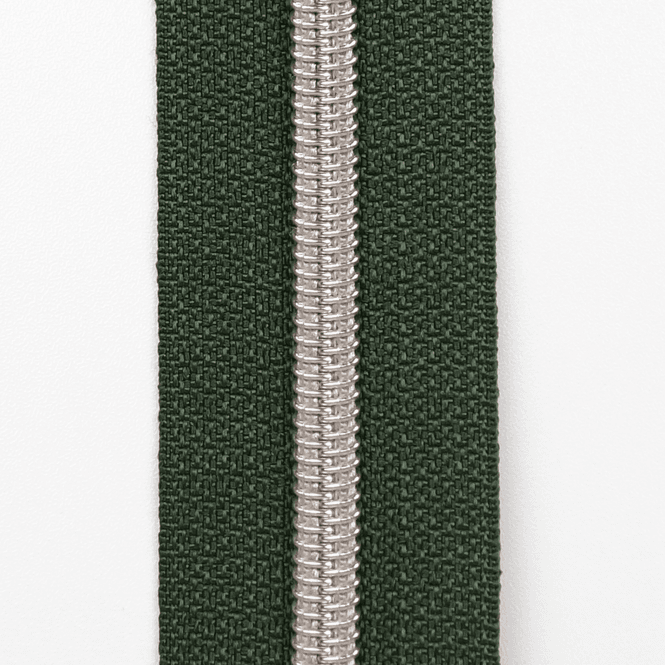Hovedbilde Sølv/Hunter - 3 m Glidelås 6,5 mm