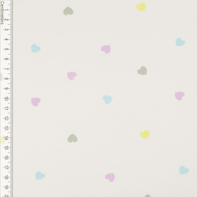 Hovedbilde Sprinkle of Hearts Hvit - Jersey