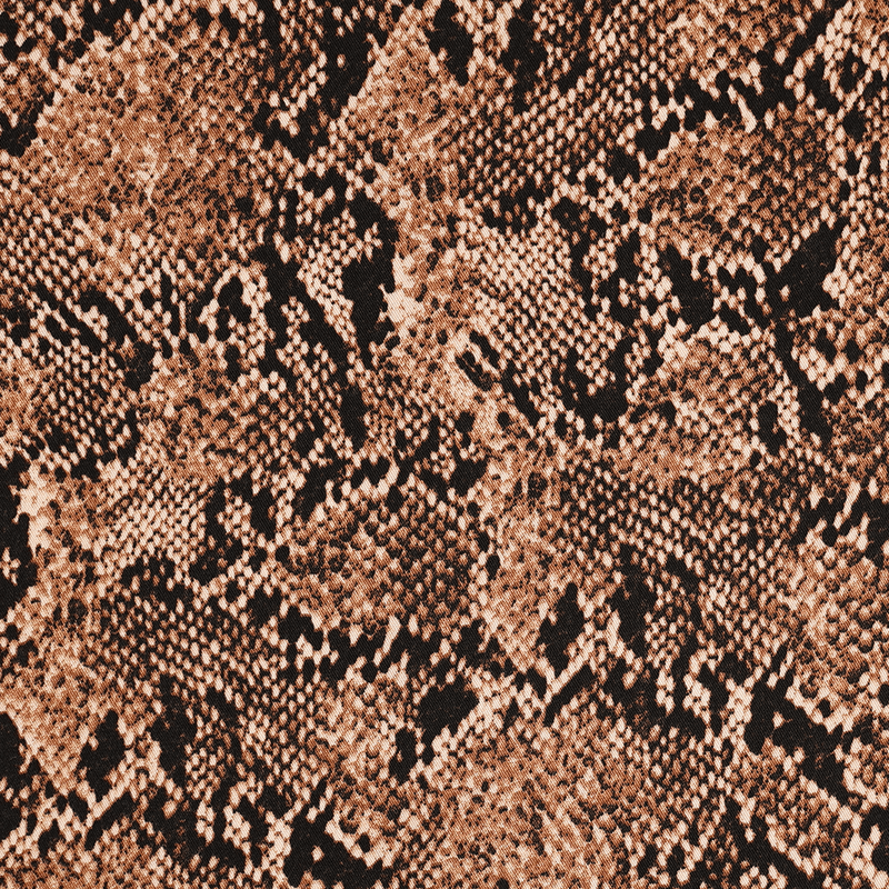Snake Brown - Vevd Viskose Stretch