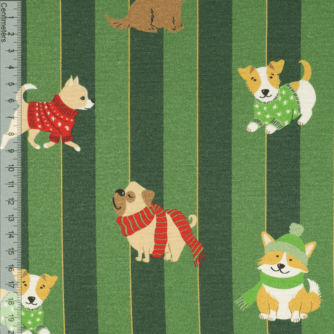 Hovedbilde Vinterhund Stripe - Kanvas