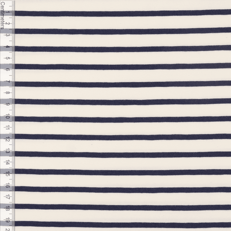 Stripes Ecru/Navy - Jersey