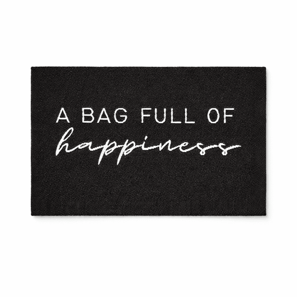 A bag full of happiness - Merkelapp 57x38 mm