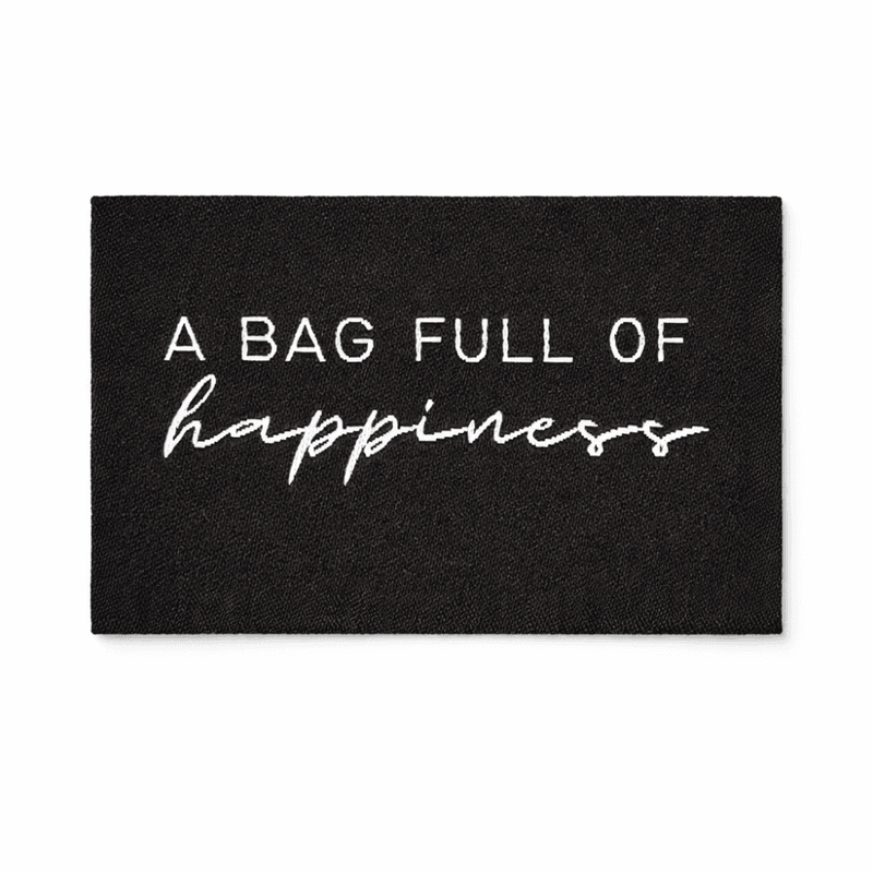 A bag full of happiness - Merkelapp 57x38 mm