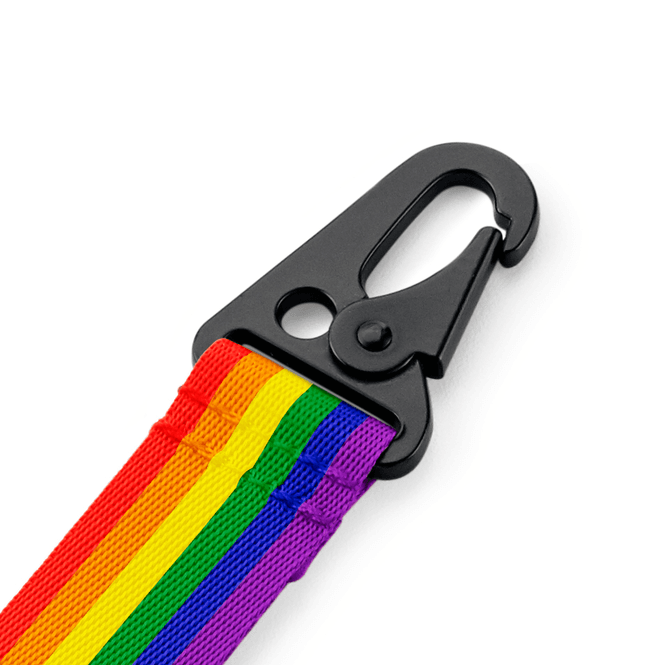 Hovedbilde Nøkkelhank m/klips - Regnbue/Pride
