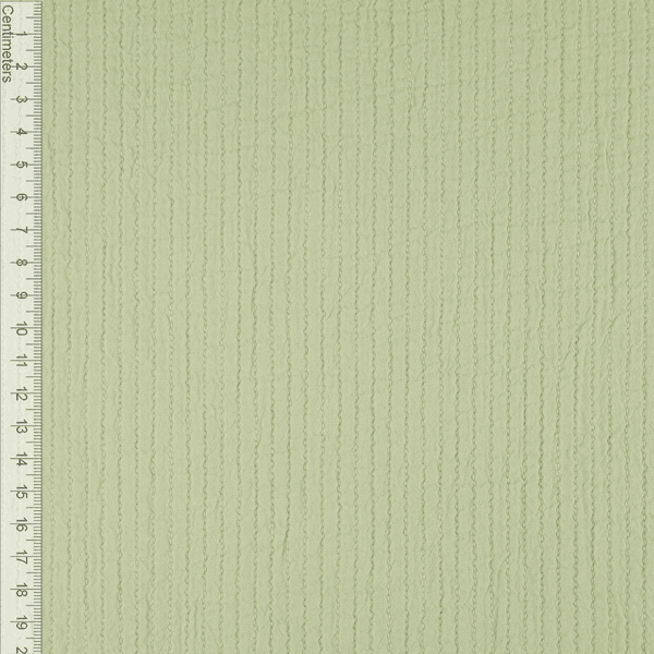 Lys Gr&oslash;nn - Seersucker Bomull