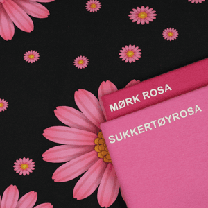Hovedbilde Daisy Mae Sort/Rosa - &Oslash;kologisk Jersey