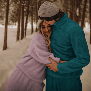 Hovedbilde M&oslash;rk Bl&aring; - Fleece