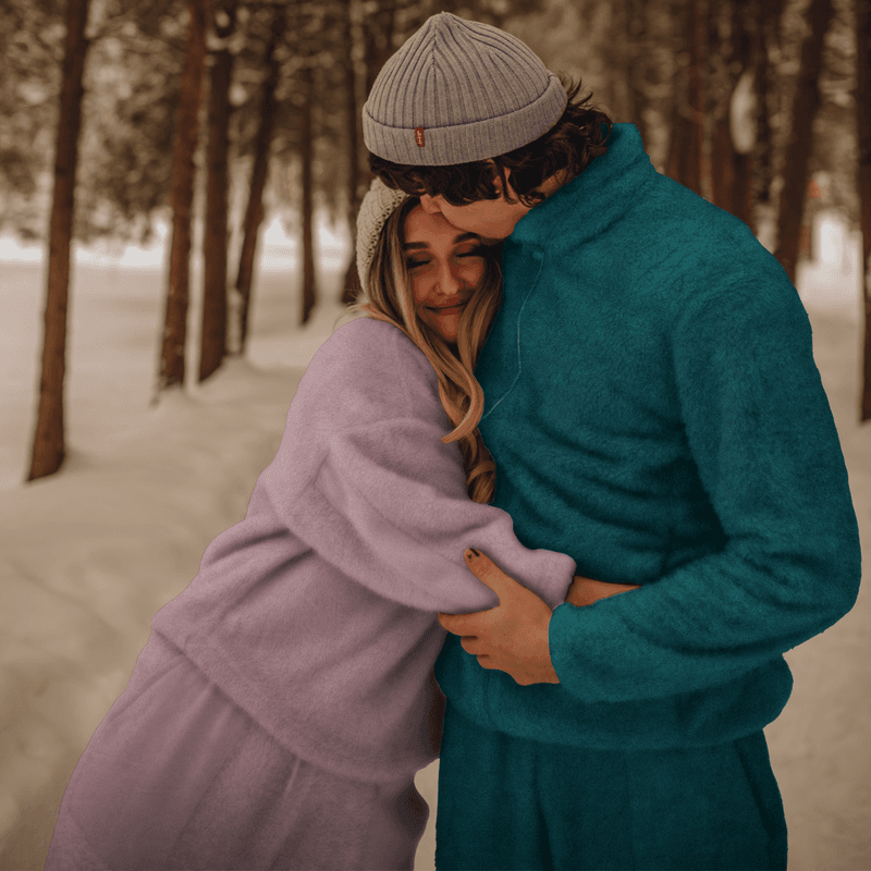 Mørk Blå - Fleece