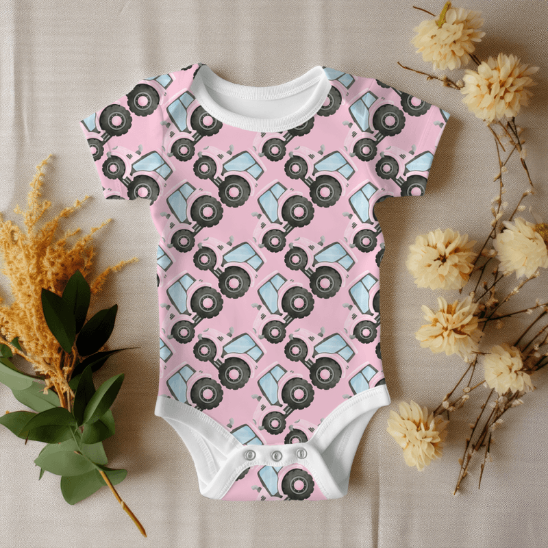 Little Pink Tractor - Jersey