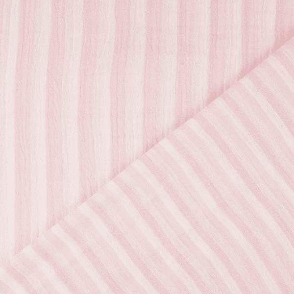 Stripeduo Rosa - Musselin