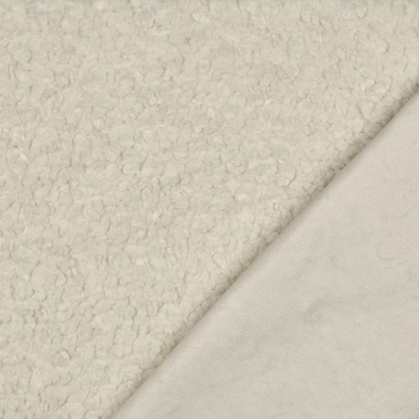 Naturhvit - Soft Teddy Boucle 