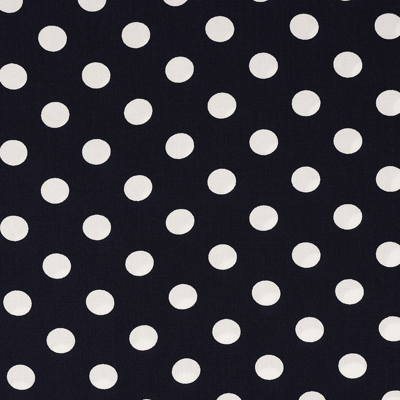 Small Dotty Marine - Vevd Viskose