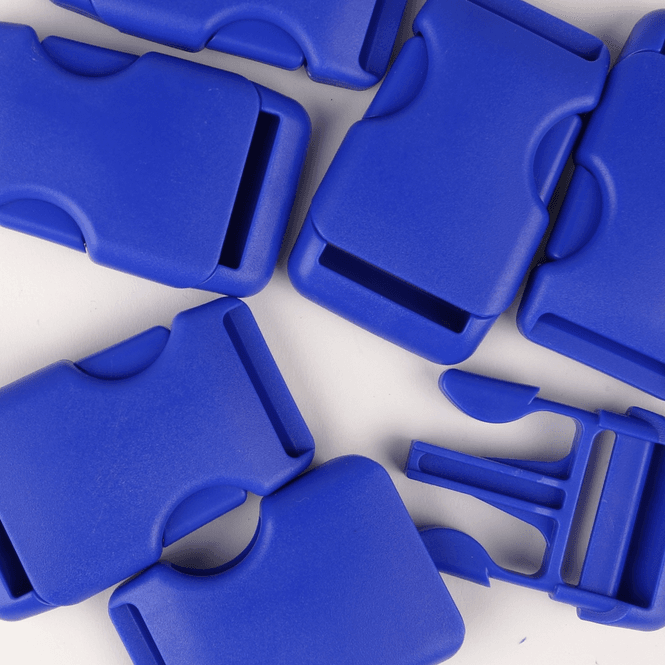 Hovedbilde Kongeblå - Plastspenne 25 mm