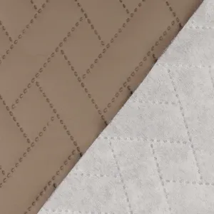 Hovedbilde Taupe Chevron - Quiltet Skai