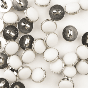 Hovedbilde Spot Hvit - 10 mm Resin Knapp