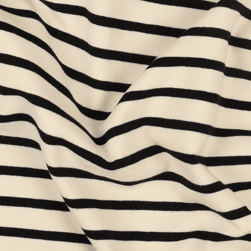 Stripes Cream/Black - Jersey