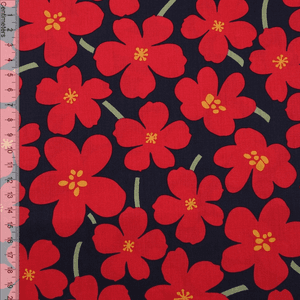 Hovedbilde Chloe R&oslash;d/Marine - Fast Bomull