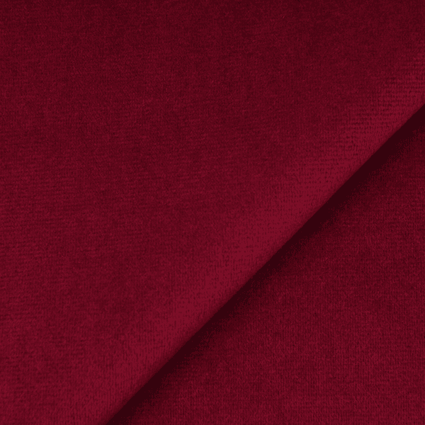 Dyp Rød - Velvet Møbelstoff