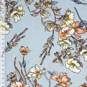 Bilde av Iris Light Blue - Vevd Viskose Crepe
