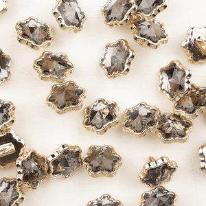 Hovedbilde Starry Smoke - 10 mm Metall Knapp