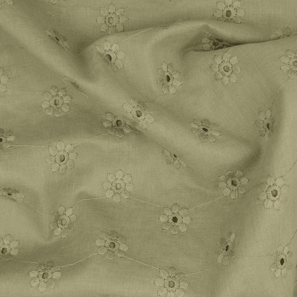 Mina Embroidery Khaki