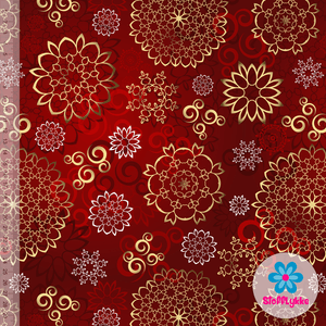 Hovedbilde Ornaments Dark Red - French Terry