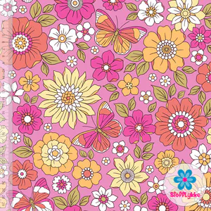 Hovedbilde Pink Blossom Pop - French Terry