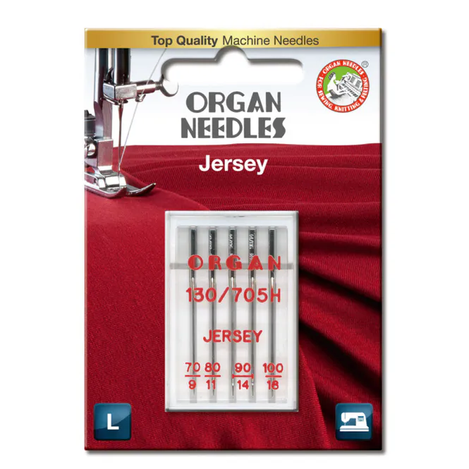 Hovedbilde Organ Symaskinnåler Jersey 70-100 5pk