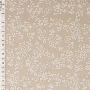 Hovedbilde Blomstersl&oslash;r Lys Beige - Fast Bomull