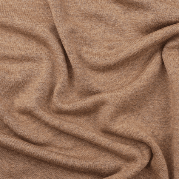 Beige Melert - Interlock Merinoull