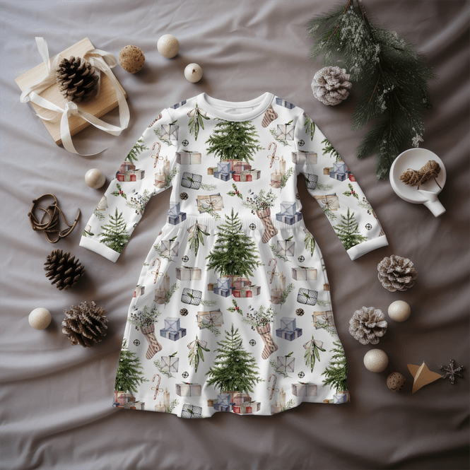 Hovedbilde Vintage White Christmas - French Terry