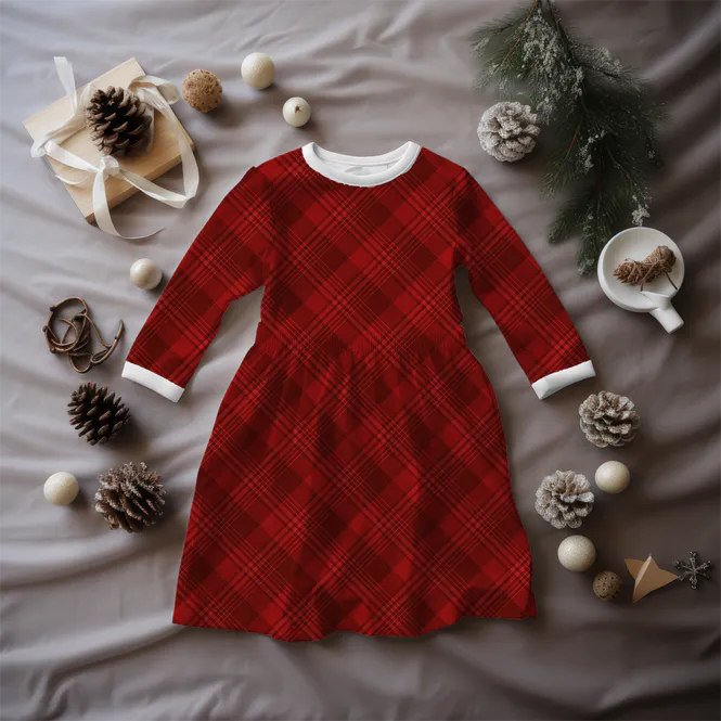 Hovedbilde Red Checks - Jersey