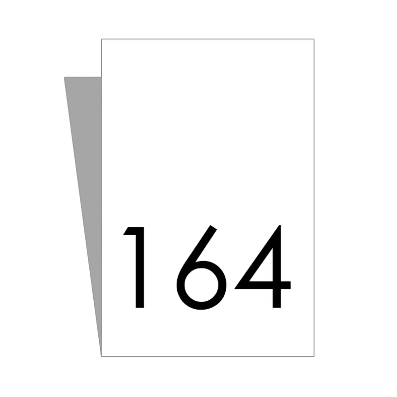 Hvit Størrelseslapp - 20 stk