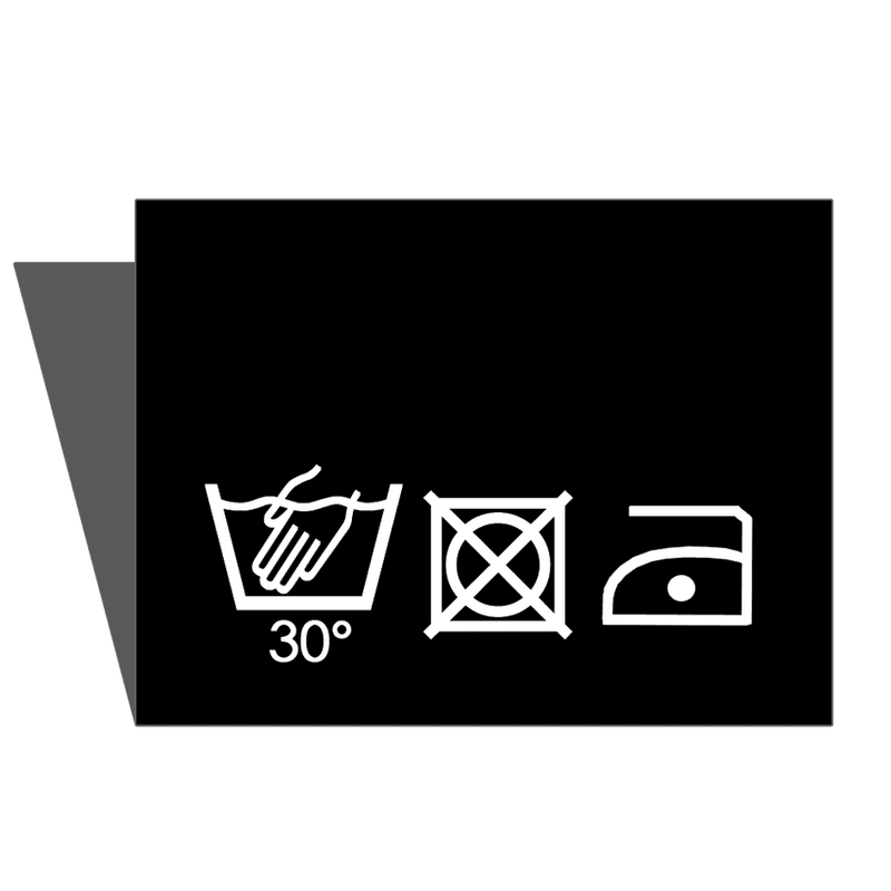 Sort Vaskelapp - 20 stk