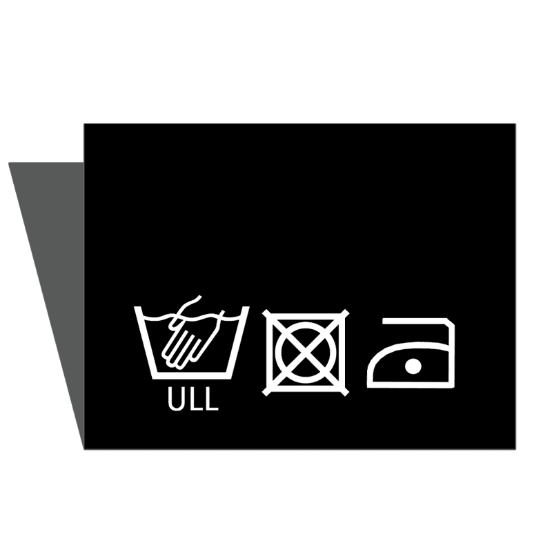 Sort Vaskelapp - 20 stk