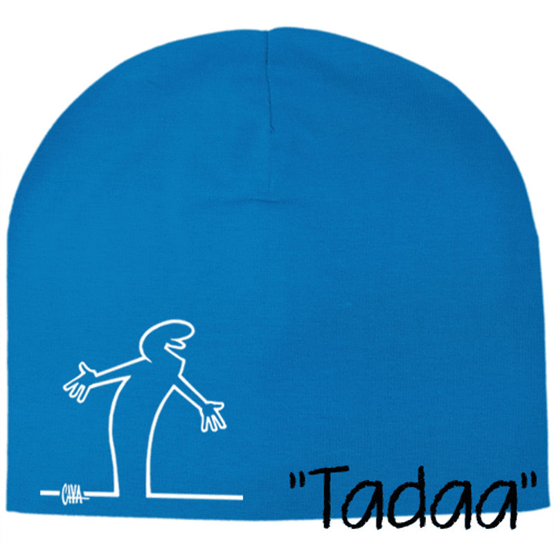 Mellomblå Streken - Lue