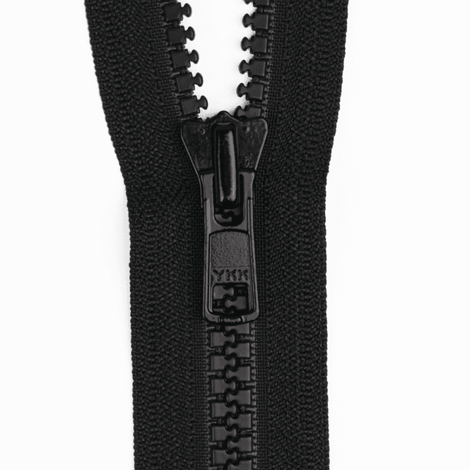 Hovedbilde Sort - Vislon Delbar Glidelås (8 mm) - 85 cm