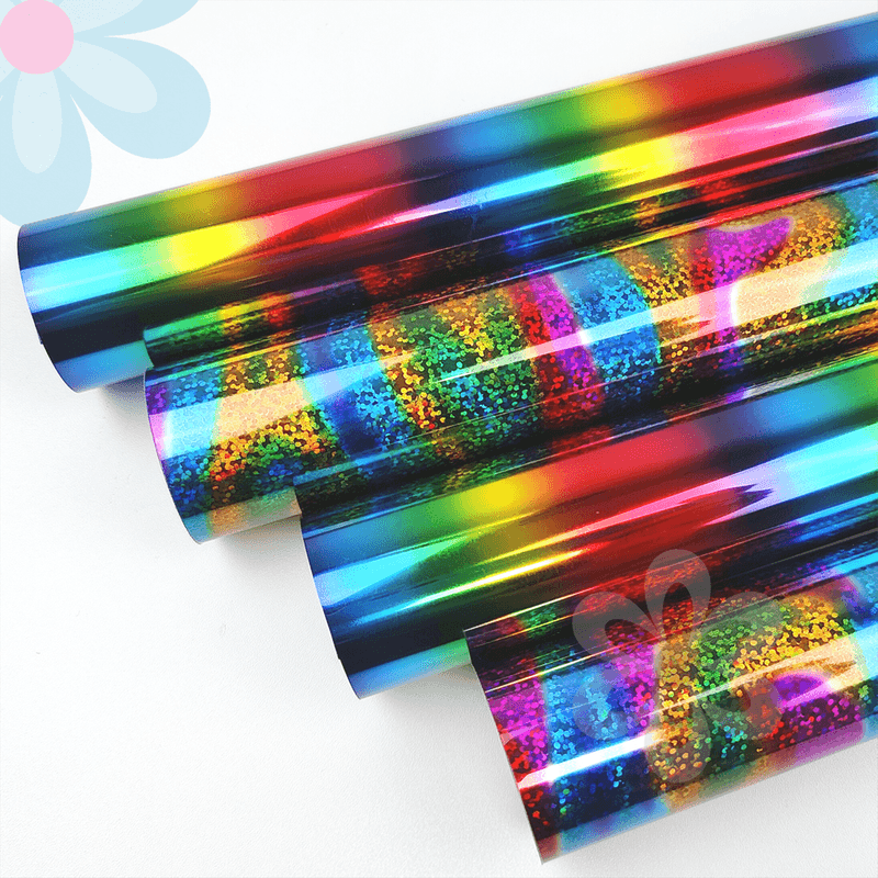 HTV Metallic Deco 30x30 cm Rainbow Lines (Chemica)