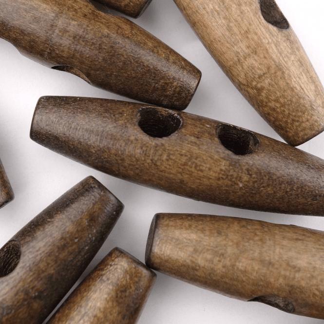 Hovedbilde Duffelcoat Brun - 50 mm Tre Knapp