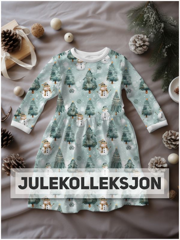 Stofflykkes julekolleksjon av jerseystoffer