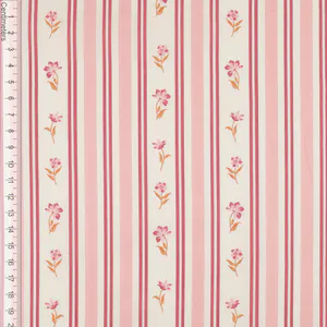 Hovedbilde Stripeblomst Rose - Fast Bomull