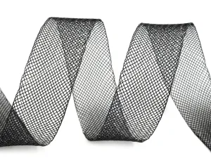 Hovedbilde Horsehair Braid Sort - 25 mm