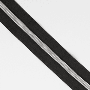 Hovedbilde Sort/S&oslash;lv - 3 m Nylon Glidel&aring;s #5