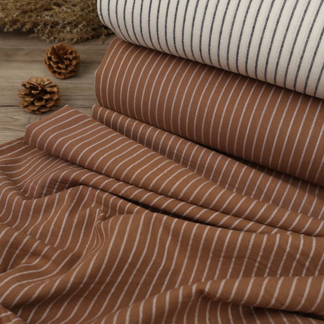 Hovedbilde Konjakk Midi Vintage Stripes - Fast Bomull